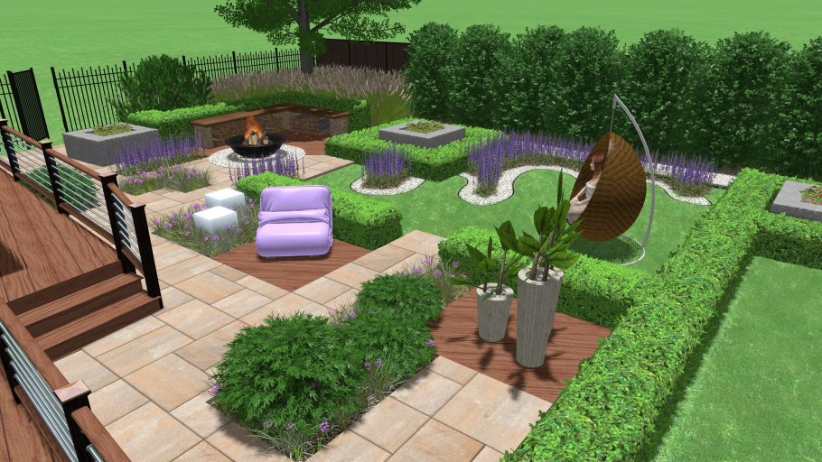 Проекты 3д Макс ландшафт