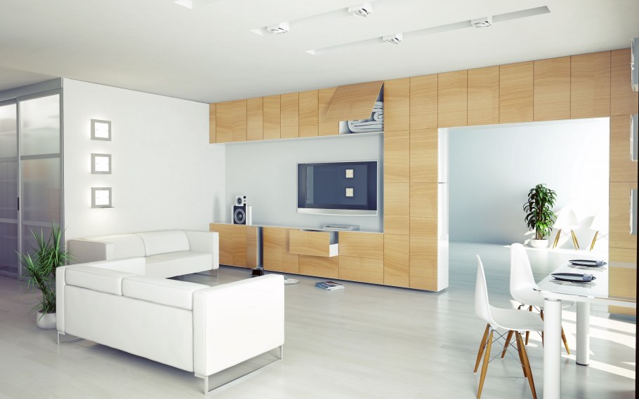 Светлый интерьер