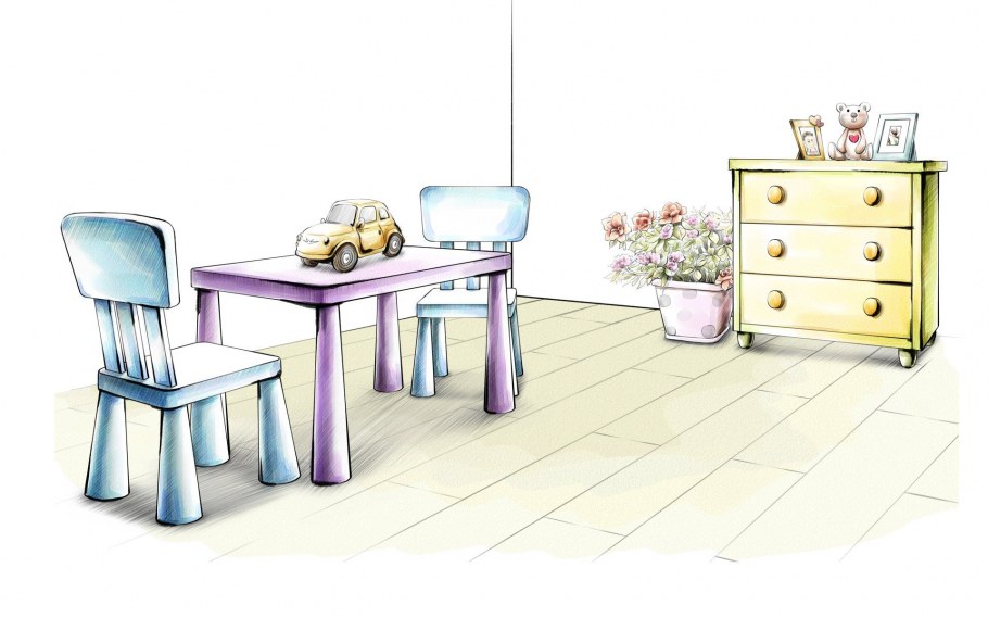 Мультяшная комната