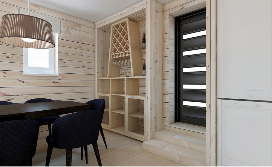 Tikkurila зеленый имитация бруса