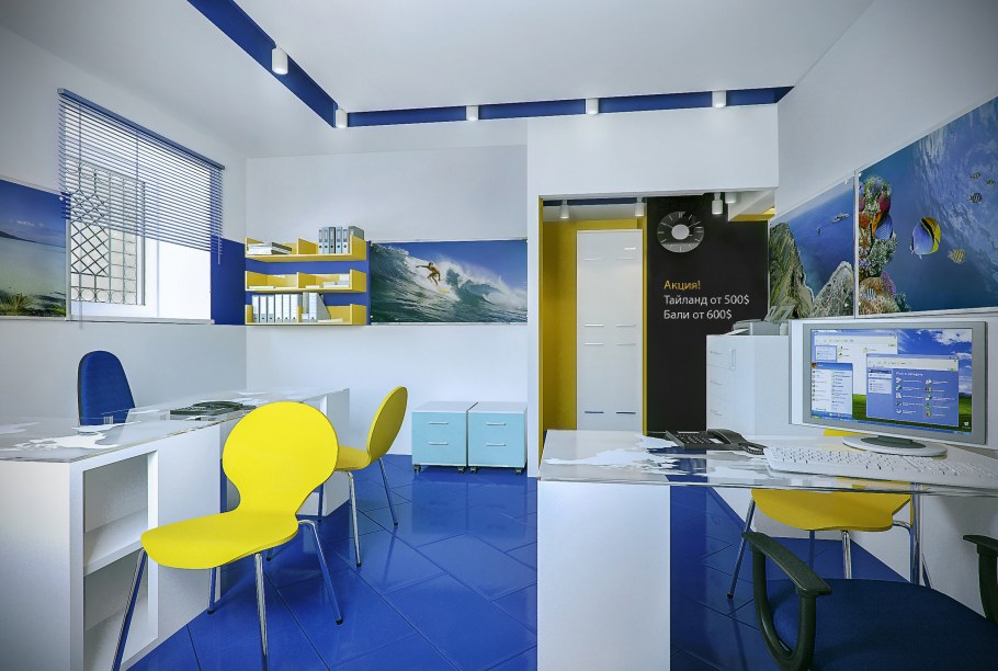 Черно желтый интерьер