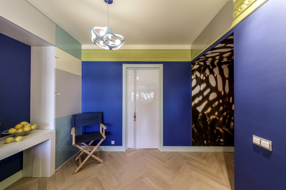 Желтые стены в интерьере