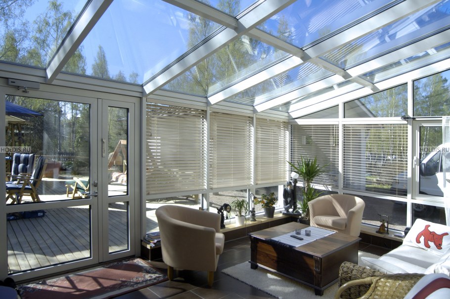 Зимний сад веранда остекленные