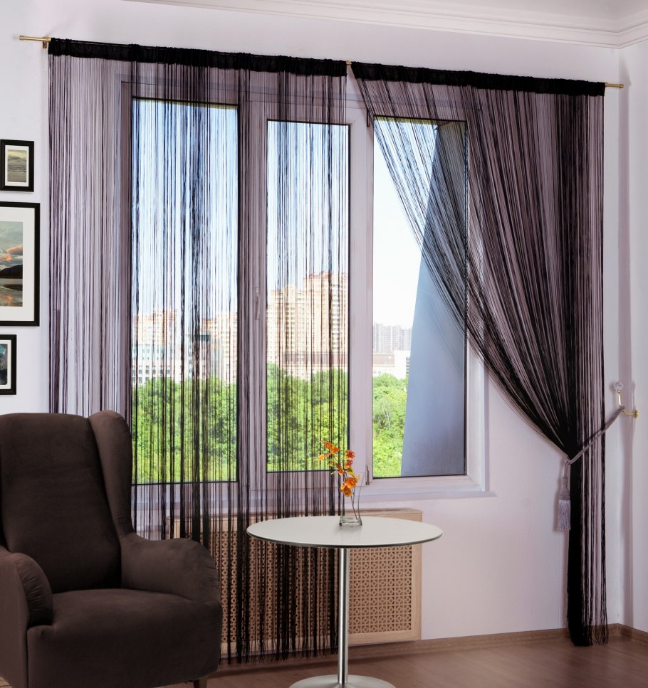 Ниточные шторы