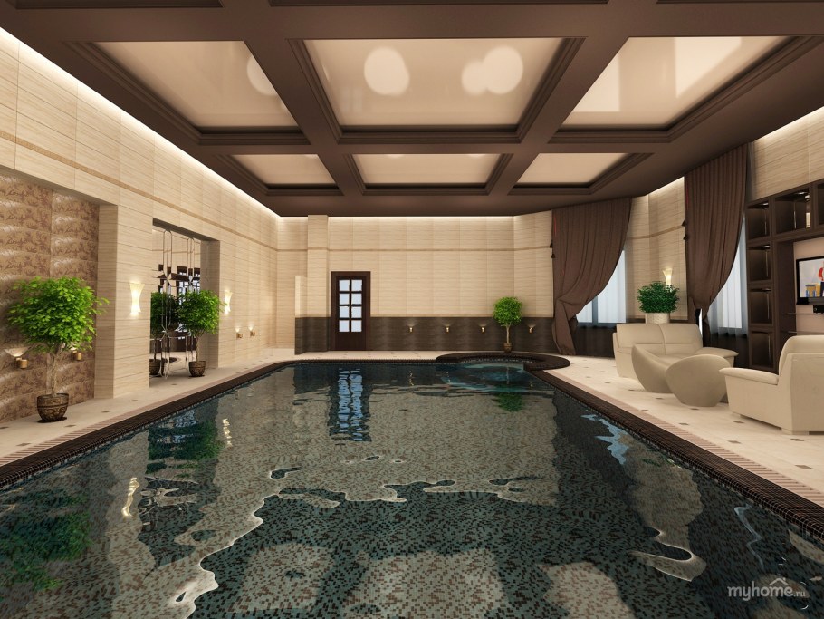 Небольшой бассейн в доме
