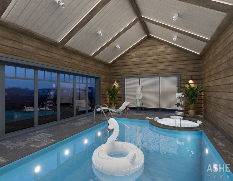 Бассейн в коттедже