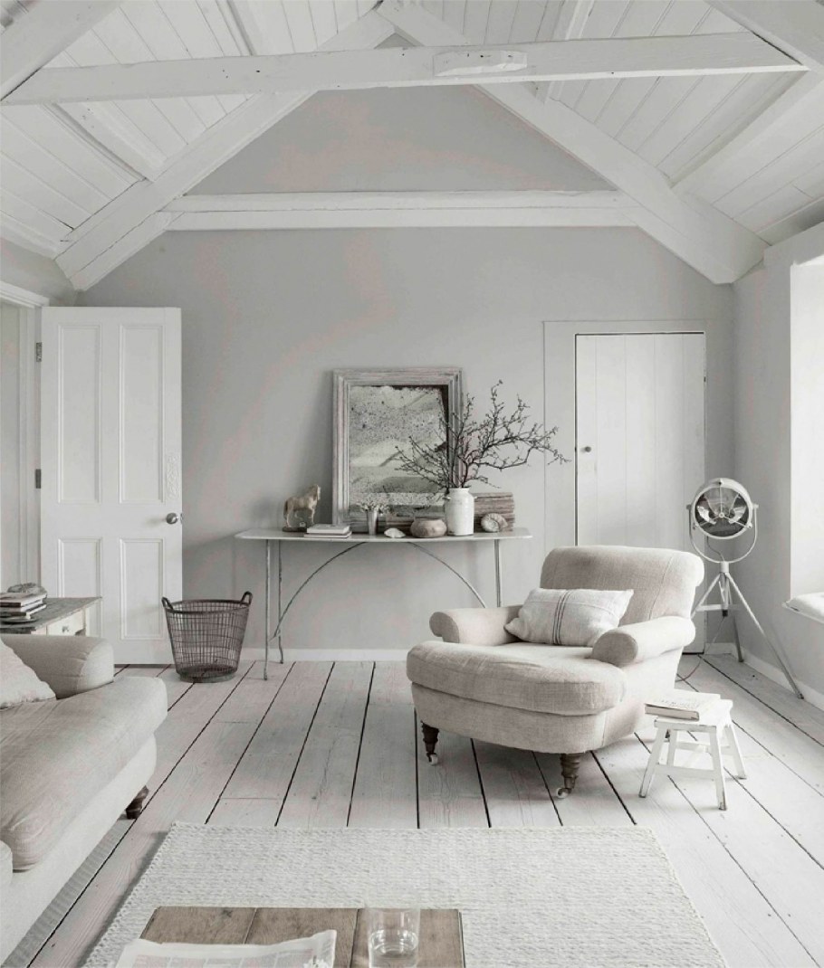 Белый интерьер