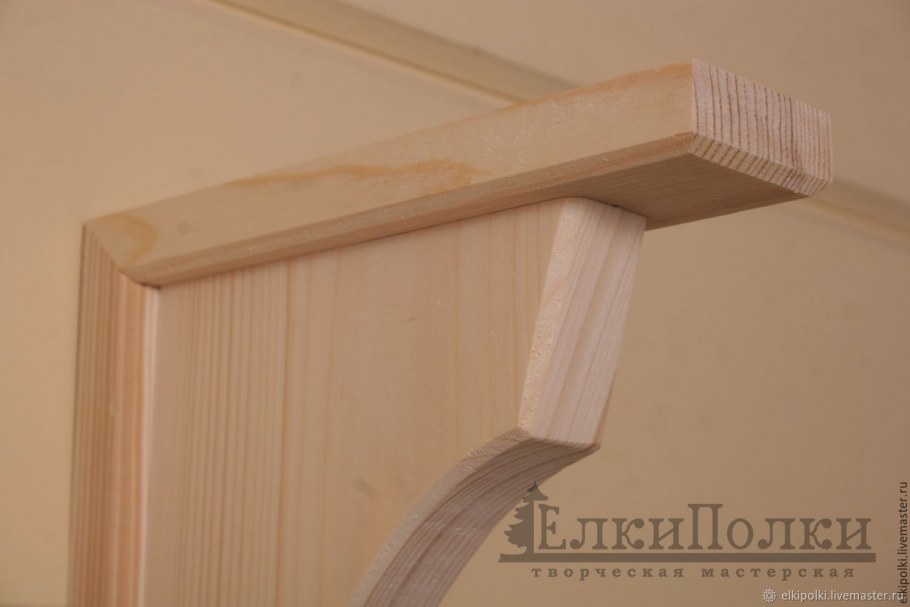 Крепеж для полочки деревянной