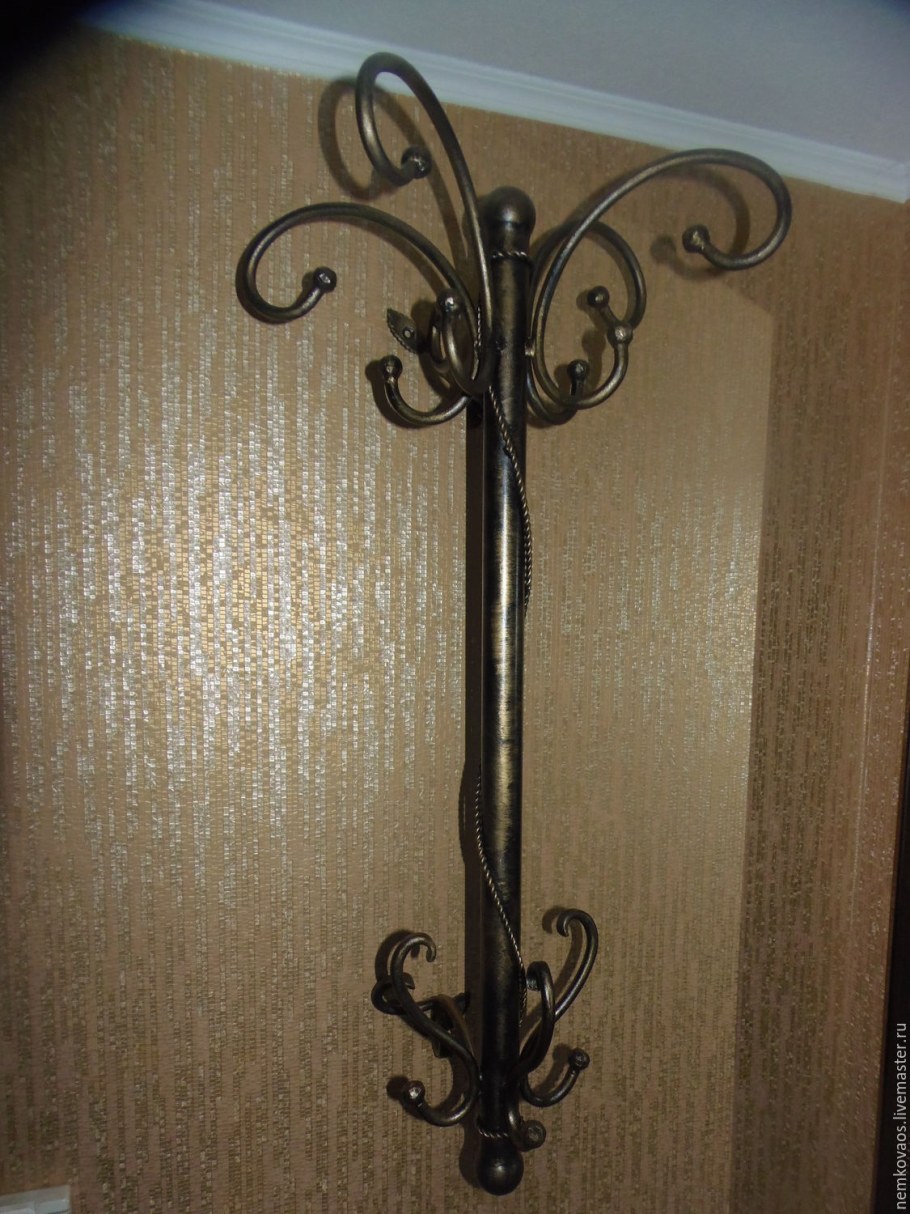 Вешалка настенная кованая 40-1299w