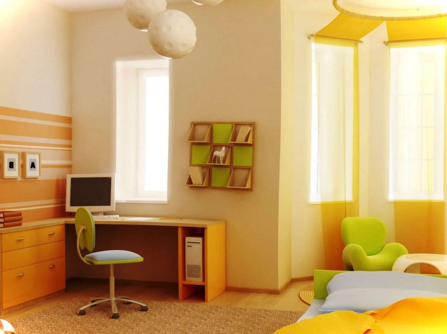 Цвет стен в детской