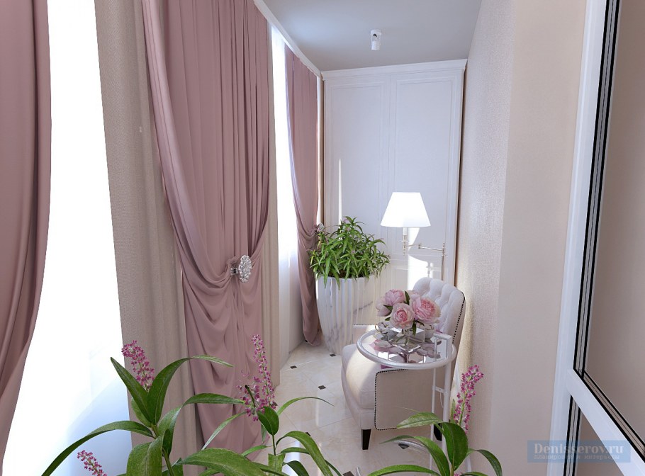 Крашеный балкон