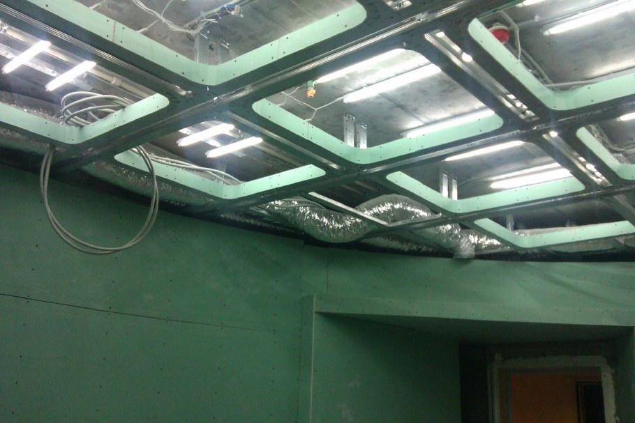 Гипсокартон фигура для кухни