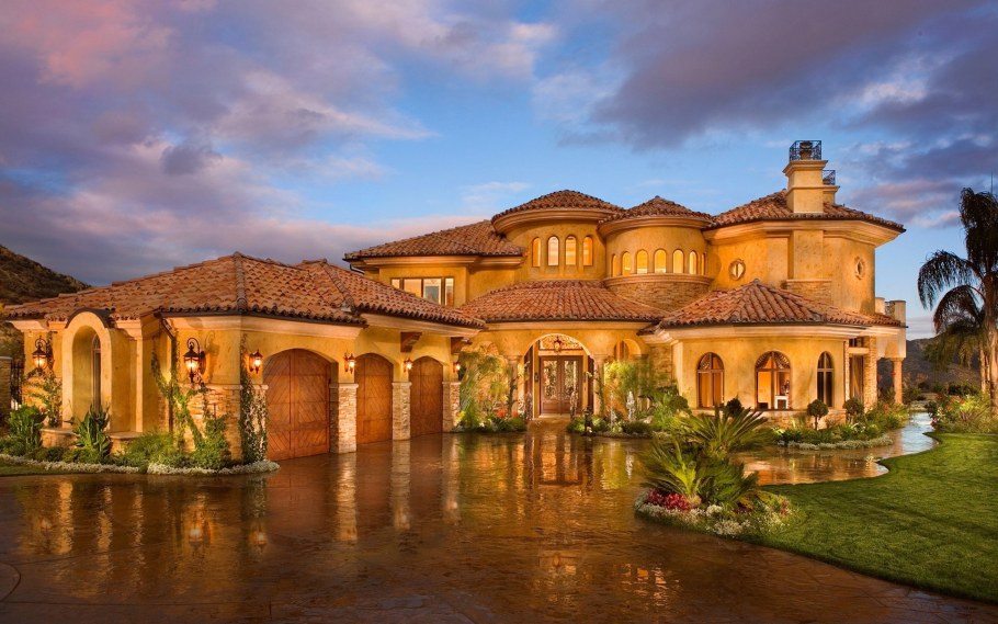 Красивые особняки