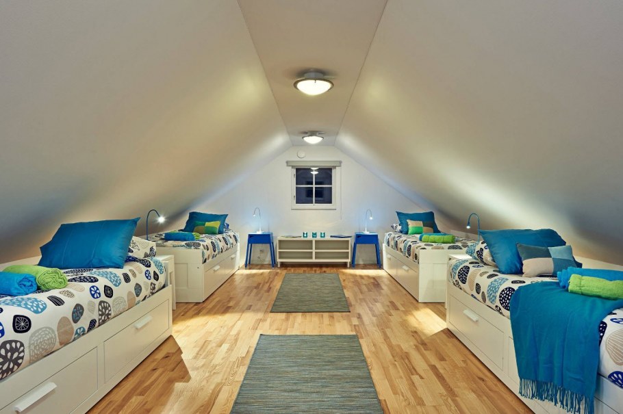 Детская на мансарде