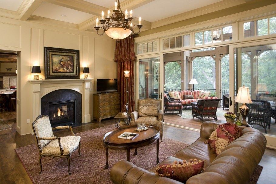 Гостиная в британском стиле