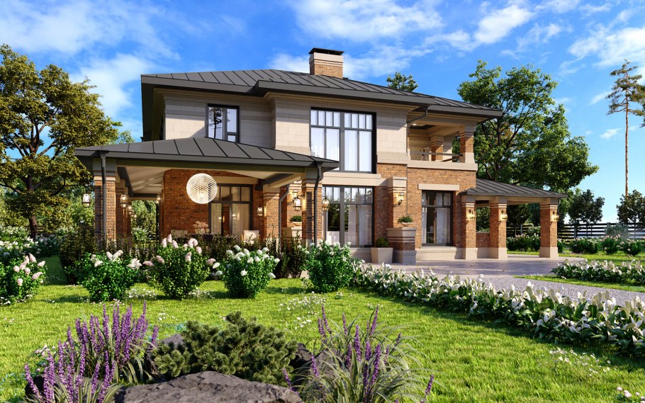 Фрэнк Ллойд Райт стиль прерий