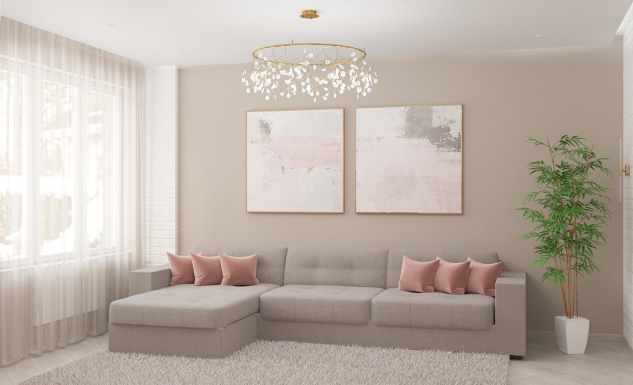 Пастельные оттенки в интерьере