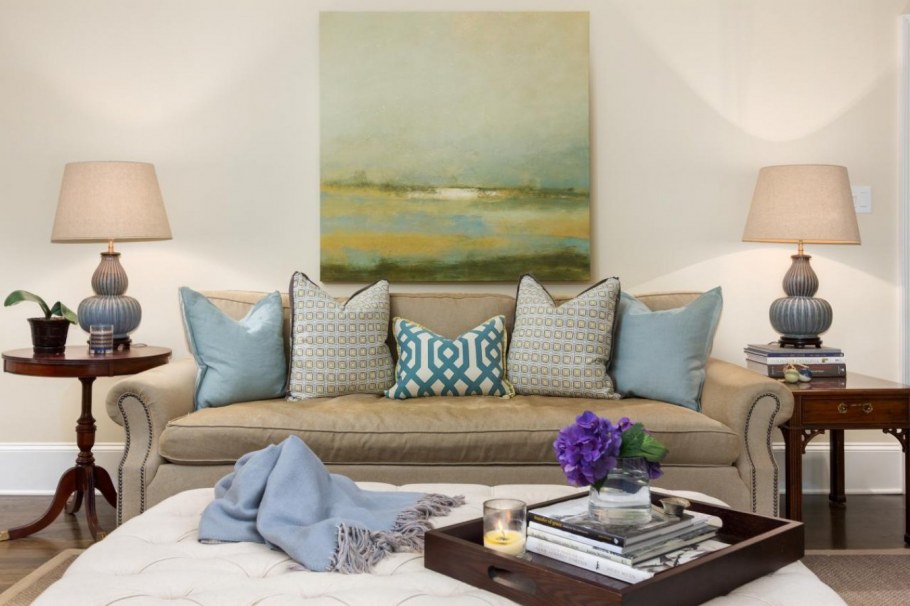 Интерьер в пастельных тонах