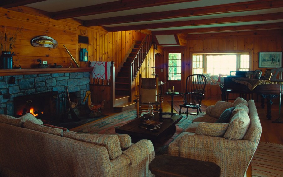 Охотничий дом гостиная