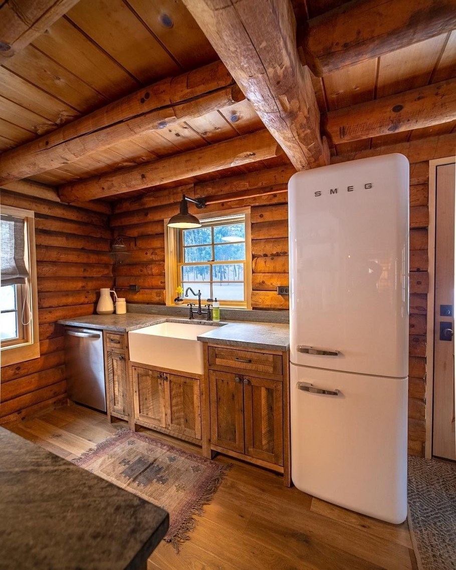 Таежный домик охотника интерьер