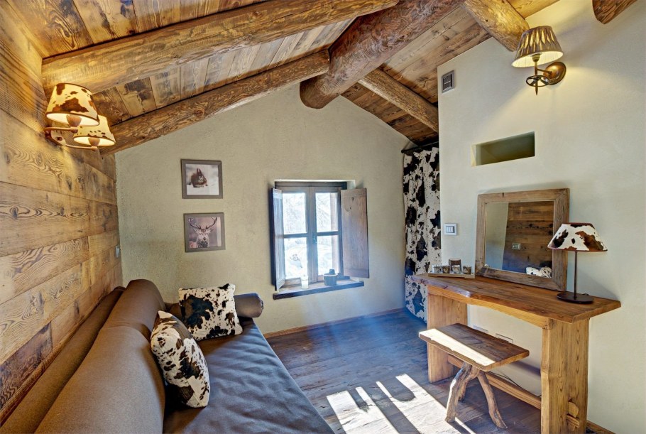 Кухня АВ деревянном доме