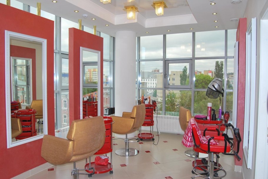 Интерьер салона красоты с Кушеткой