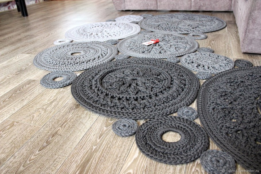Ковер из шнура