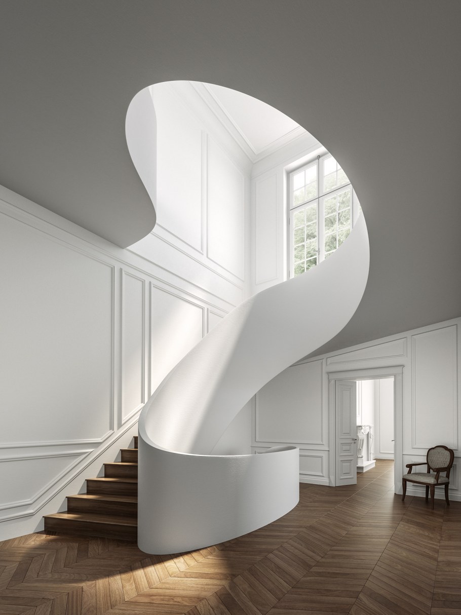 Необычные современные лестницы