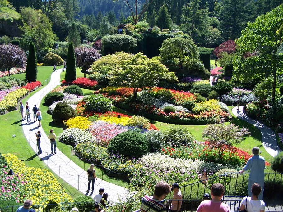 "Сады Бутчартов (the Butchart Gardens) Ванкувер, Канада