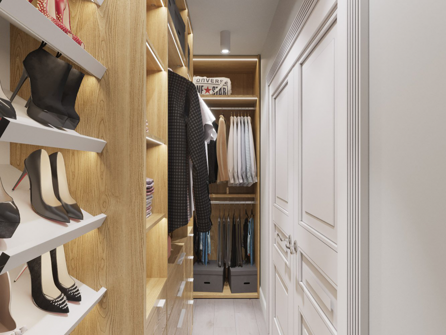 Стеллажи для гардеробной