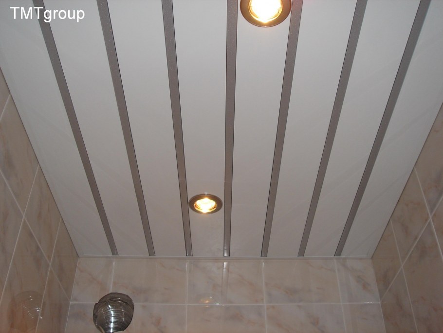 Реечный потолок Цесал