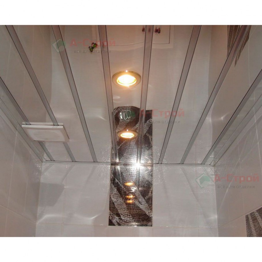 Комплект для ванной комнаты 1,7х1,7 м 100as белый жемчуг