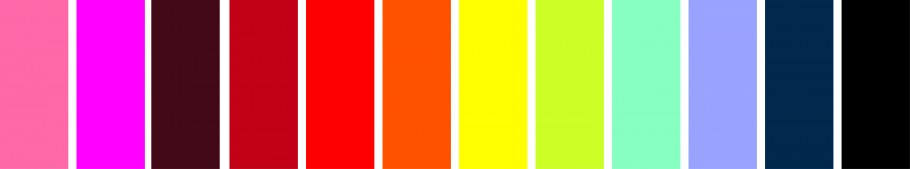 Комната в ярких тонах