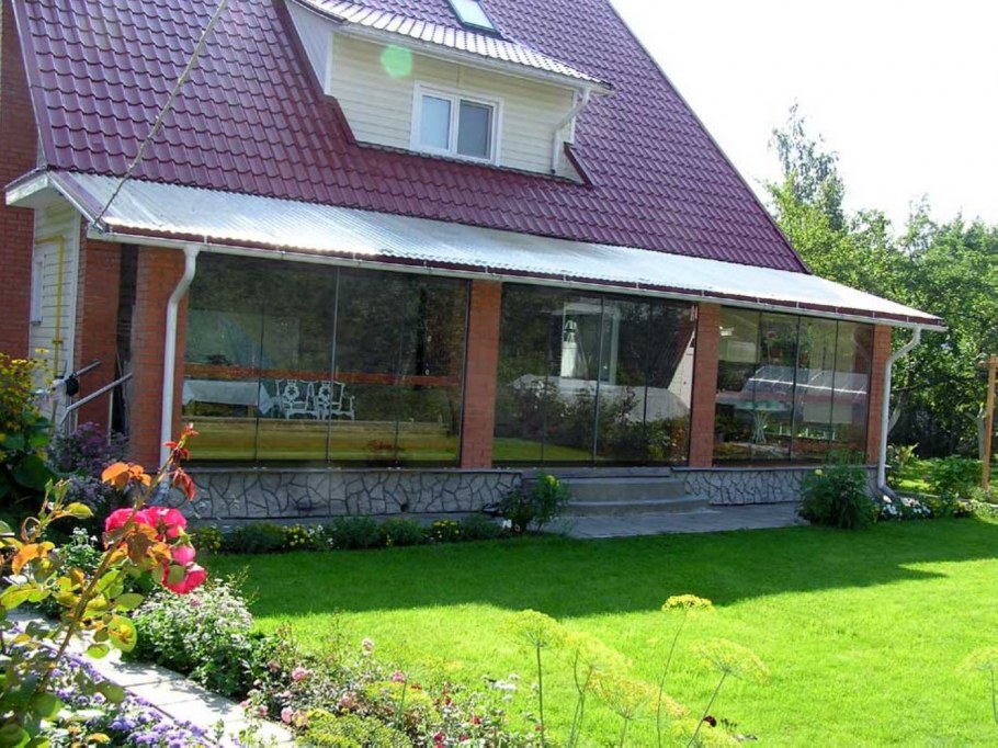 Остекление дачной веранды