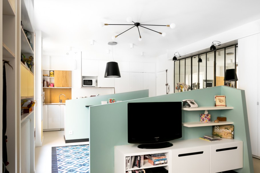 Дизайн проект студии 26 кв.м