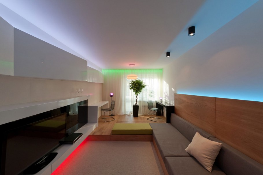 Искусственное освещение комнаты