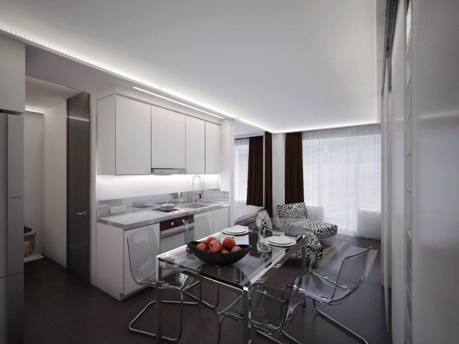 Монохромный интерьер