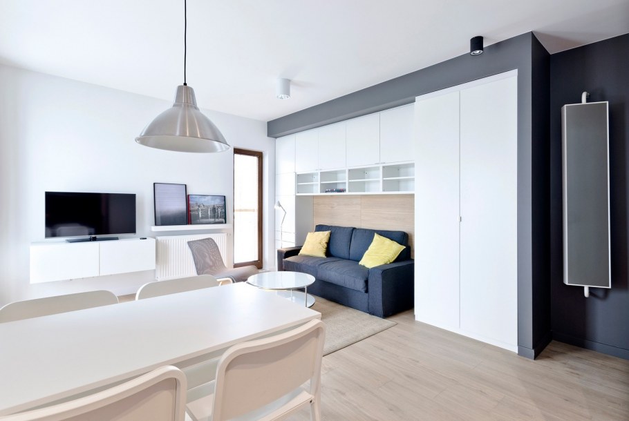 Интерьер однокомнатной квартиры 32 кв.м