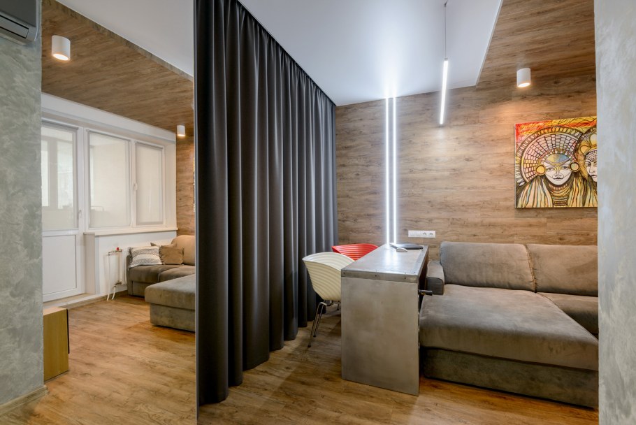 Дизайн квартиры студии 26м2