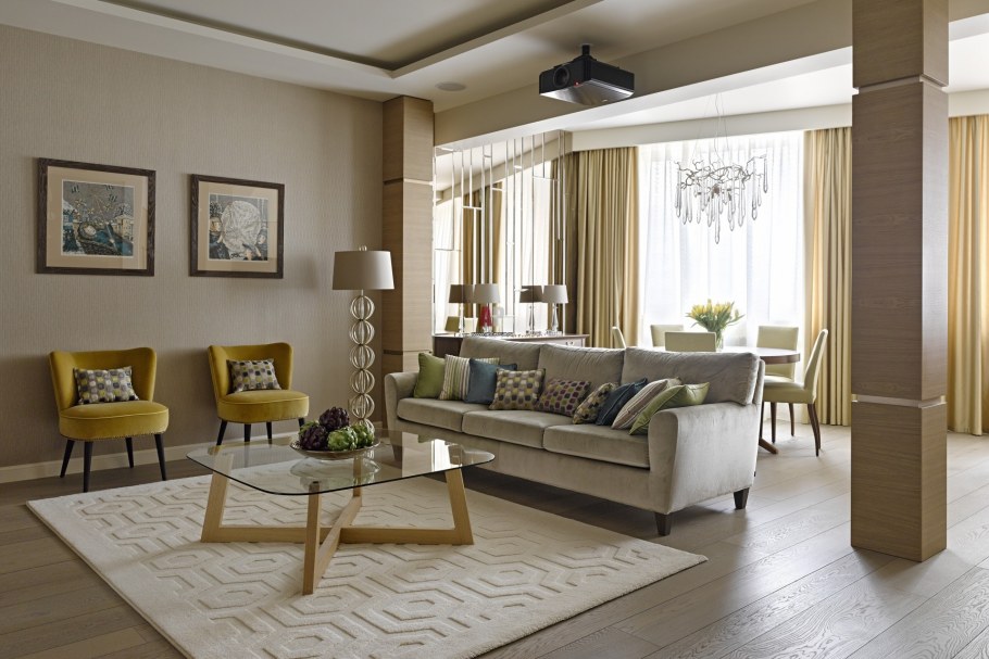 Бежевый интерьер