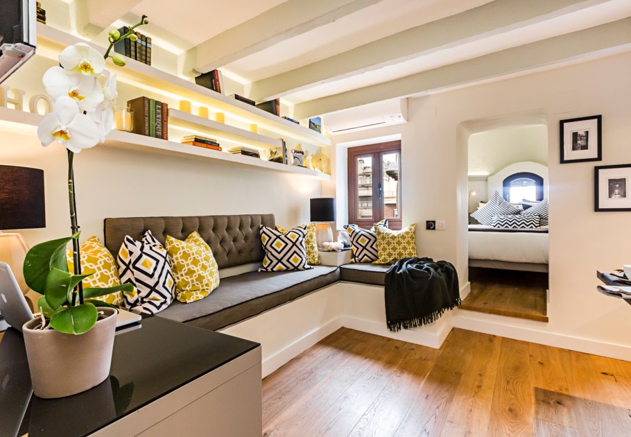 Необычный интерьер однокомнатной квартиры