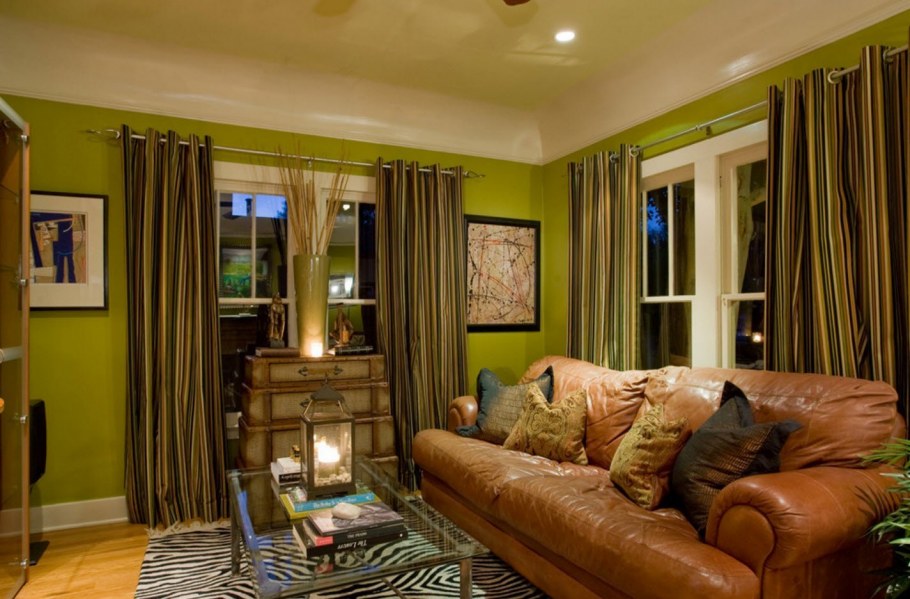 Зеланя мебель в интерьере