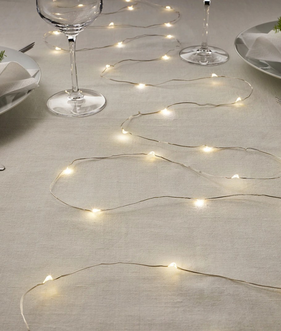 Гирлянда виссвасс икеа в интерьере