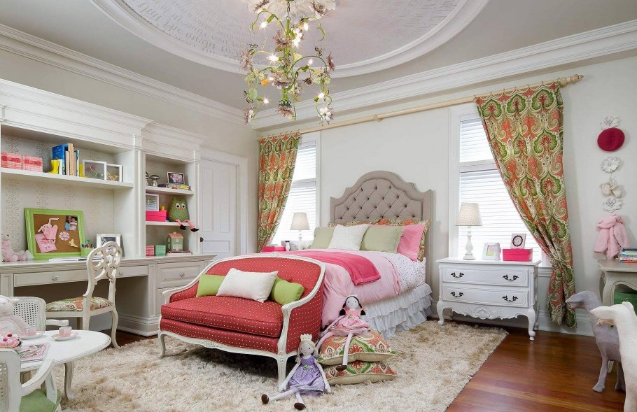 Комната для девочки в классическом стиле