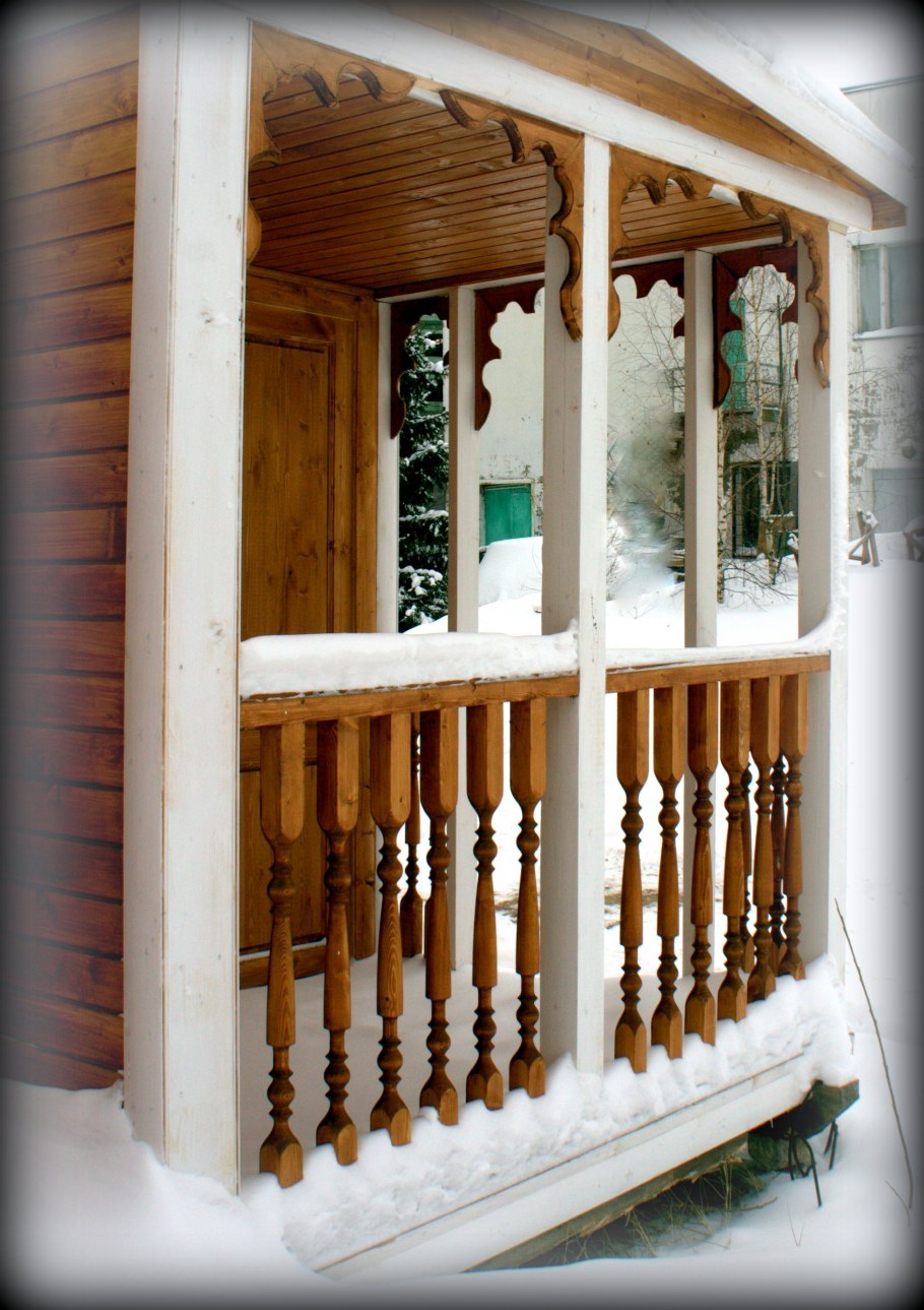 Балясины на террасе