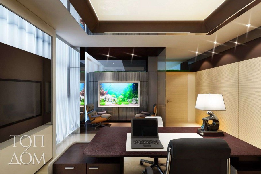 Освещение в кабинете руководителя