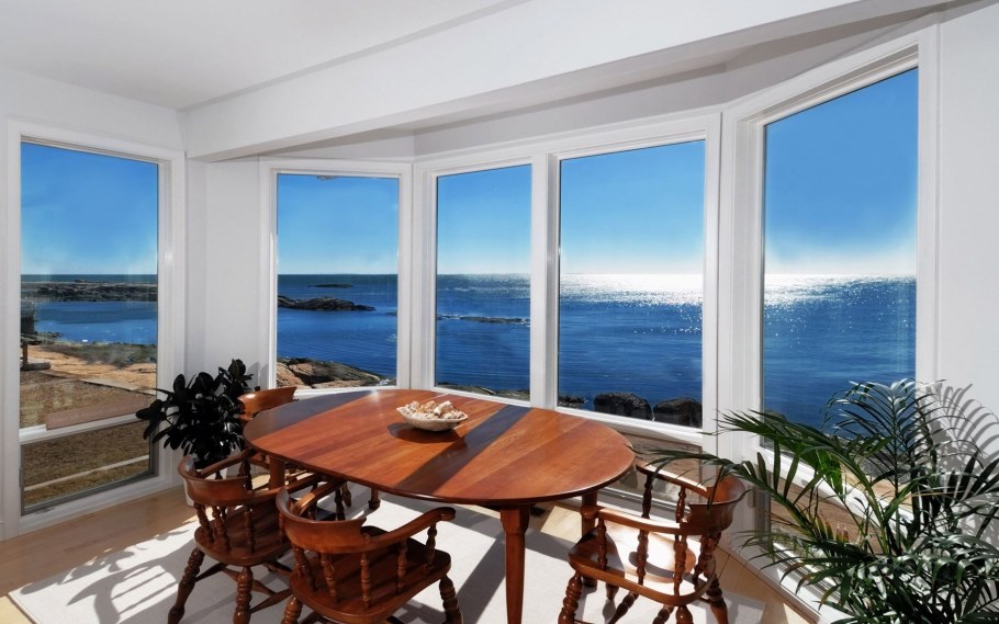 Красивый вид из окна