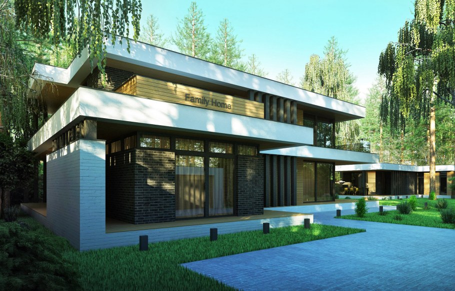 Коттедж в стиле Модерн sboev3_Architect