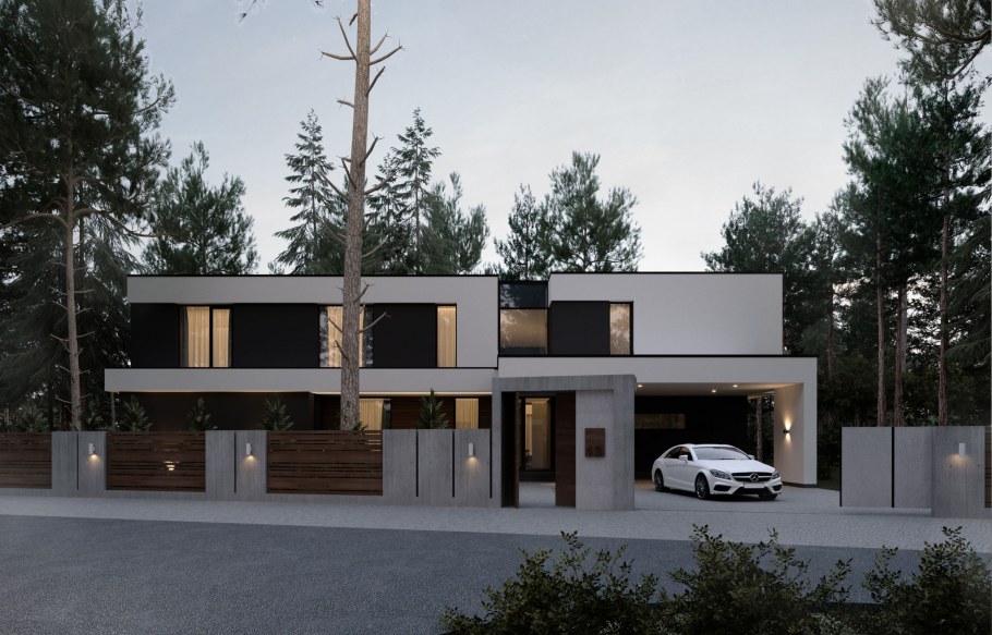 Коттеджный поселок в современном стиле