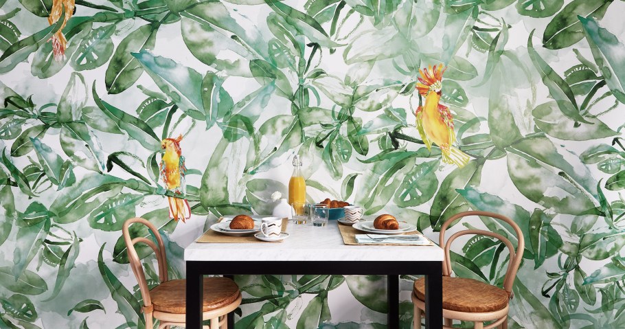 Кухня в стиле джунгли тропики